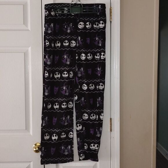The Nightmare before Christmas  fleece pajama  lounge pants bottoms  Sz M - Picture 1 of 5